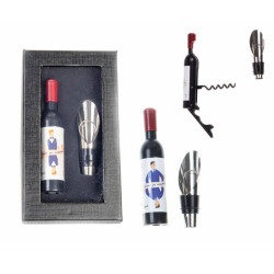 SET SACACORCHOS MAGNÉTICO + TAPÓN DE VINO CARTAMEN