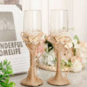 SET 2 COPAS CRISTAL BODA KRAFT