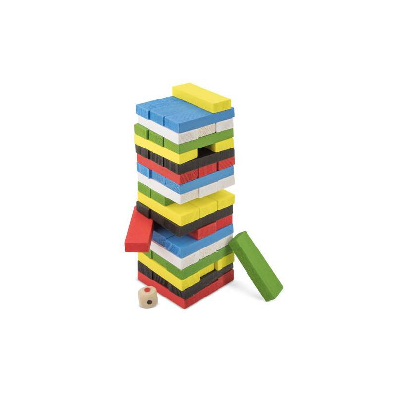 JUEGO DE MESA MADERA COLORES EN BOLSA REGALO