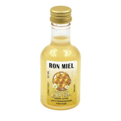 BOTELLA PLASTICO LICOR  RON&MIEL 50 ML