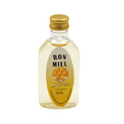 BOTELLA PLASTICO LICOR RON&MIEL 50 ML