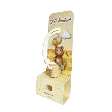 MIKADO DE COCO BAUTIZO OSO 10 ML EN CARTÓN