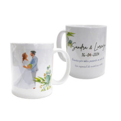 TAZA NOVIOS PERSONALIZADA