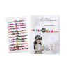 PACK TARJETA CON PULSERA SIRENA AROS SURTIDA