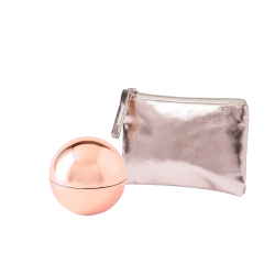 SET DE MONEDERO BRILLO MAS LABIAL BOLA PRESENTADO EN BOLSA DE CELOFAN CON LAZO PACK 24 UNIDADES.